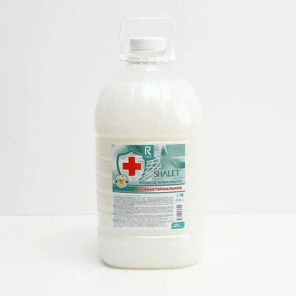 мыло жидк. крем Shalet 5л Антибактериальное бутыль/РенcК/2