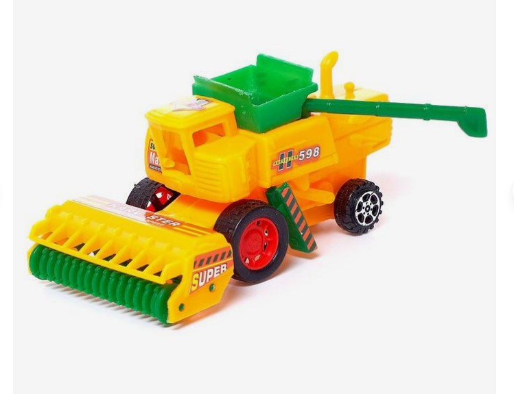 игрушка машина Трактор Комбайн инерц. микс 14,5*7*6,5 см/С-Л