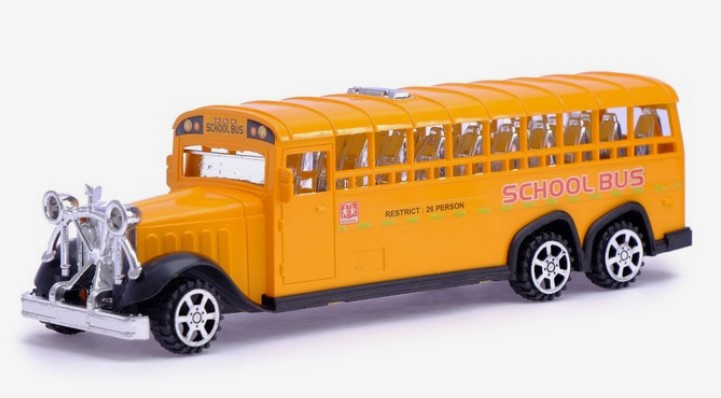 игрушка машина Автобус школьный Ретро инерц. 23*5,5*7см/С-Л