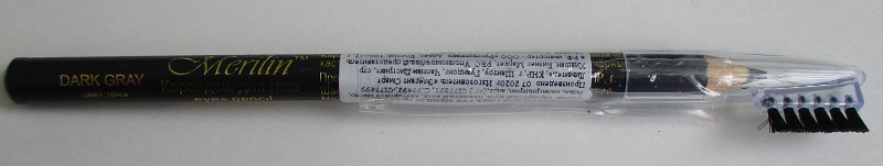 карандаш д/глаз Merilin CP005 тем.серый с щеточкой дерев./Mrl/6